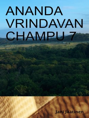 cover image of Ananda Vrindavan Champu 7